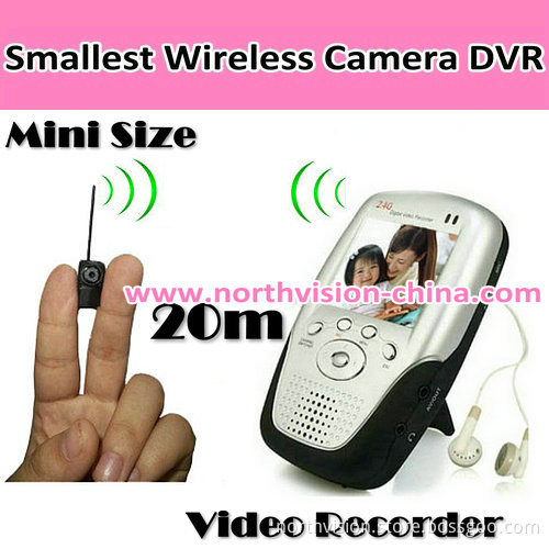 2.4G Wireless Mini Camera with 2.5inch DVR Receiver